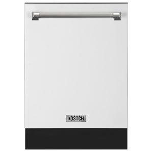 24-in Top Control Built-in Dishwasher With Third Rack (White), 47-Decibel Very Quiet Sound Level